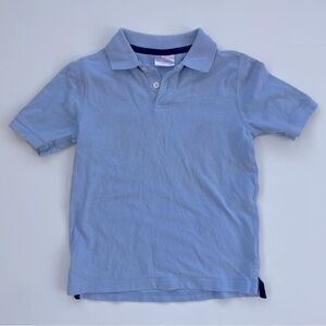 hanna Andersson Boys Light Blue Polo Shirt Size 8